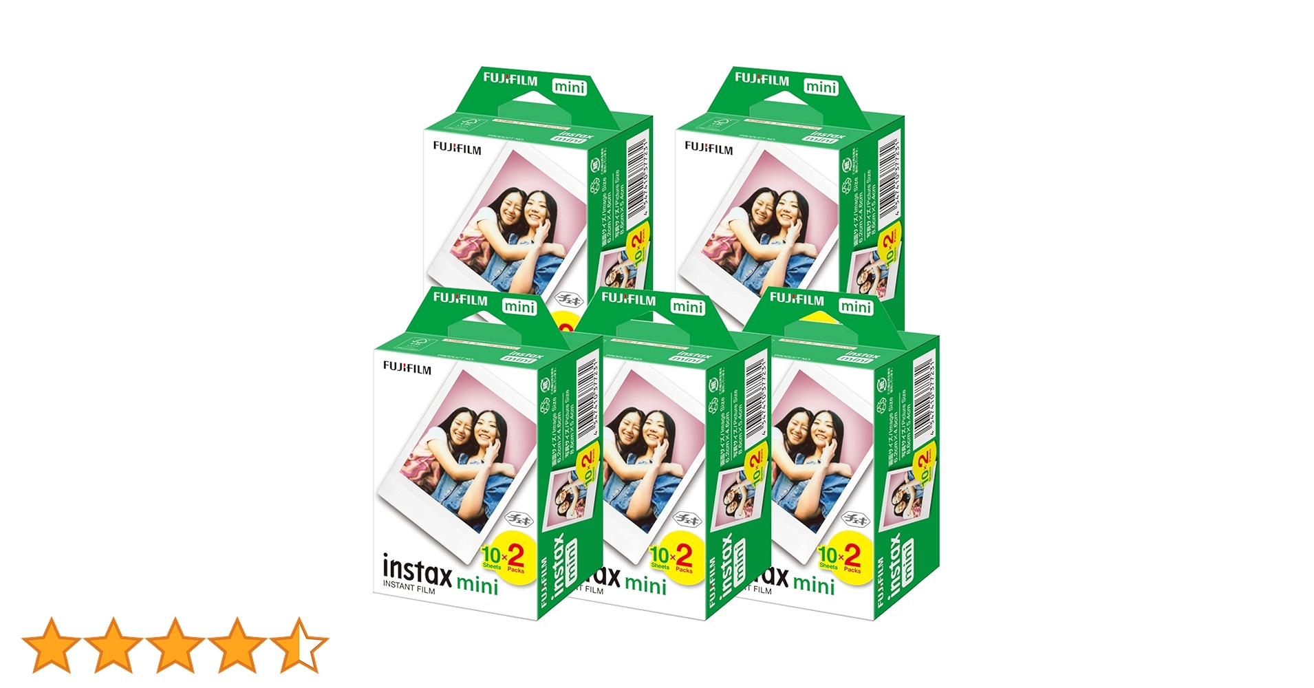 富士フィルム チェキフィルム instax mini 2パック×20個　400枚 homeshop_s3304-fuj-5074